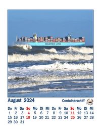 08 August 11,8x13,8 CD Kalender 2024